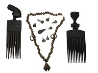 African Bells & Traditional Carved Combs