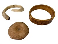 Primitive Style Horn & Stone Currencies