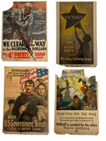 4 WWI Rolled Bonds Posters