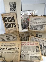 Various Vintage Newspapers/Ephemera