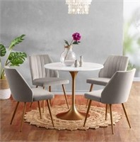 New World Market Leilani Tulip Marble Dining Table