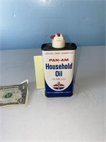 Pan Am household oil can
