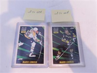 Cartes hockey (2) Mario Lemieux Fleer 1993-94