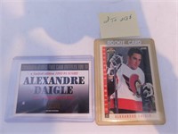 Cartes hockey (2) Alexandre Daigle Score 1993