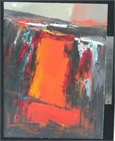 Scott Croft, oil on masonite, 24 x 18", untitled