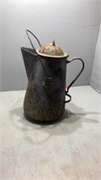 Vintage cast  coffee pot