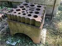 Antique Swage Block with Stand