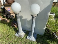 2 Early 20th Century Lamp Posts