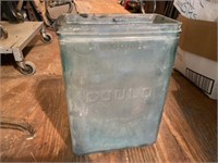Jould Glass Battery Canister