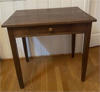 Oak Table With Drawer