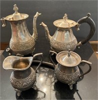 Silverplate Tea and Coffee Set