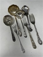 Sterling Silver Serving Spoons and Forks