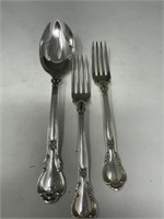 Sterling Silver Slotted Spoon and Forks