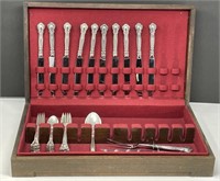 Sterling Silver Flatware with Chest