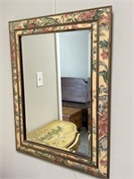 Rectangular Floral Mirror