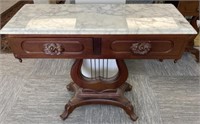 Marble Top Tea Table