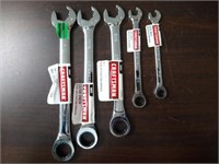 5pc.Craftsman dual ratcheting wrench set SAE