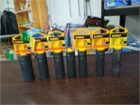 7pc.DeWalt metric deep socket set 1/2'drive