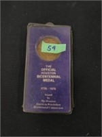 Houston Bi-Centential coinmetal 1776-1976