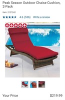 Chaise Payio Cushions