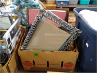 Box lot misc.picture frames 8x10 & larger