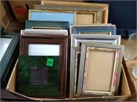 Box lot misc.picture frames 5x7 and smaller