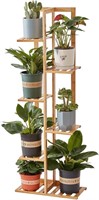 Lawnbits Bamboo 6 Tier 7 Potted Plant Stands