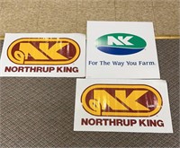 2 Northrup King Magnets, & sign