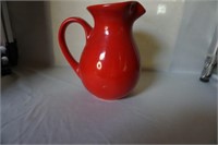 Red Decorative Pitcher