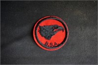 BSA Patch with Black Bird(Eagle?)