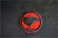 BSA Patch with Black Bird(Eagle?)
