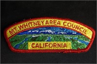 BSA MT Whitney Area Council Patch California