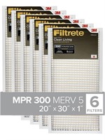 New Filtrete 20x30x1, AC Furnace Air Filter, MPR