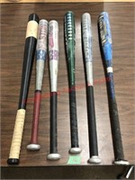 6 baseball bats
