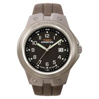 Timex Expedition Watch With Leather Strap