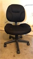 Office Chair Black Upholstered