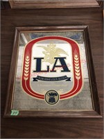 LA from Anheuser-Busch beer mirror