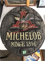 Michelob beer plastic sign