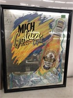 Michelob Golden Draft beer mirror