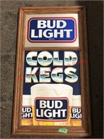 Bud Light framed sign