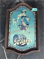Blitz beer plastic lighted sign