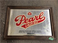 Pearl Lager beer mirror