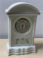 Belleek Mantel Clock *see Photos From Cracks On