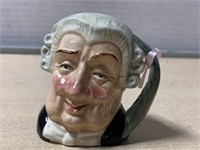Royal Doulton Toby Jug " The Lawyer " 2 /2 "