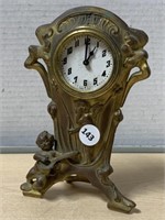 Vintage Brass Cherubs Clock