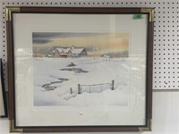 Framed numbered print " The Summer Gate " G.A.