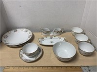 10 Pcs Hand-painted Nippon Including Spoon