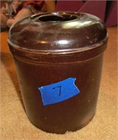 unusual stoneware jar