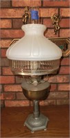 Aladdin Nu-Type Mod.B oil lamp w/shade