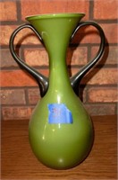 10" Mid-Century art glass vase